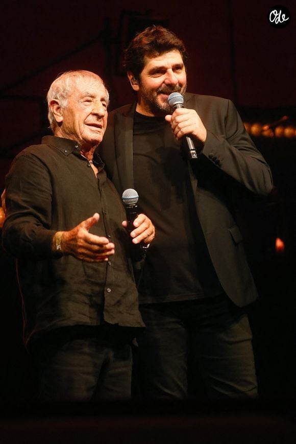 Exclusif - Antoine Ciosi, Patrick Fiori - Concert "Corsu Mezu Mezu" à la Défense Arena à Paris, France. Le 28 octobre 2023. © Christophe Clovis / Bestimage