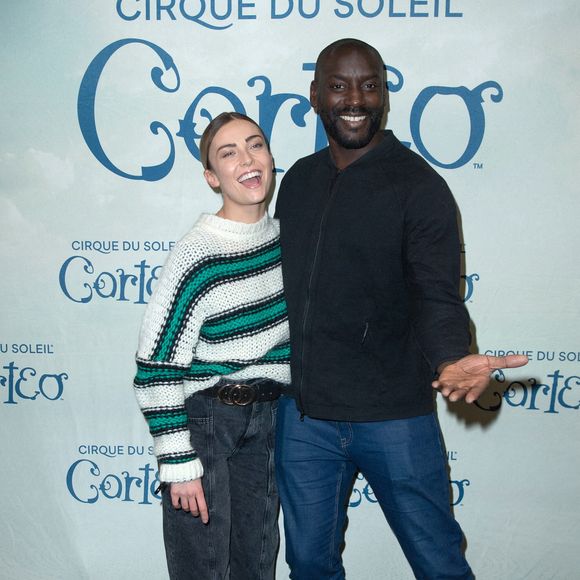 Ines Vandamme et Ladji Doucoure assistent au Photocall du spectacle Corteo du Cirque du Soleil Ouverture à l'hôtel Accor Arena Bercy à Paris, France, le 12 décembre 2019. Photo by AuroreMarechal/ABACAPRESS.COM