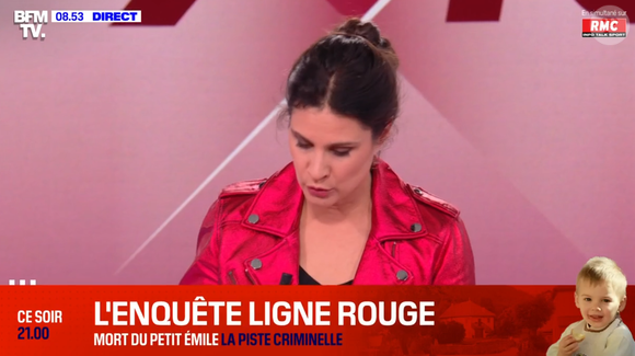 Apolline de Malherbe dans "Apolline de 9 à 10", le 28 mars 2025, sur BFMTV