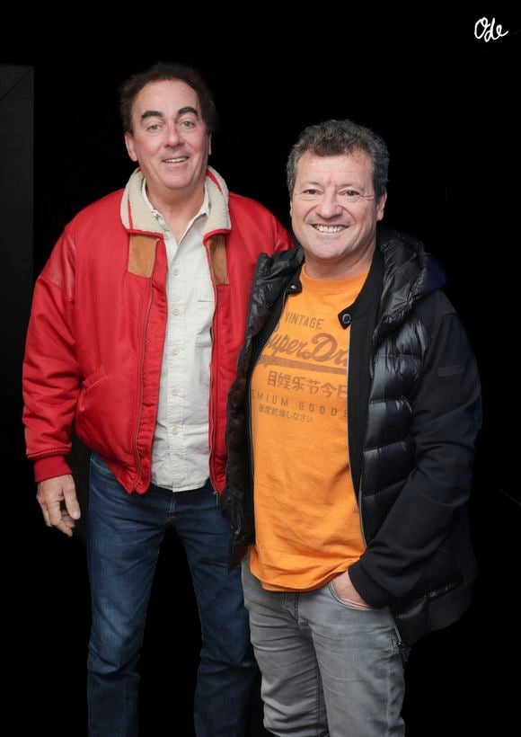 Eric Carrière et Francis Ginibre, les Chevaliers du Fiel - Les Chevaliers du Fiel étaient les invités de F.Zeitoun à Radio J à Paris, le 25 novembre 2022.  

© Jack Tribeca / Bestimage
