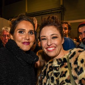 Natasha St-Pier, Joyce Jonathan dans les coulisses du 24e Salon du Chocolat Porte de Versailles à Paris, France, le 30 octobre 2018. Photo by ShootPix/ABACAPRESS.COM