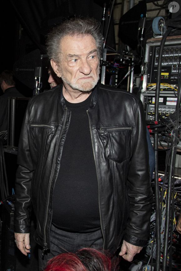Exclusif - Backstage  - Eddy Mitchell - La Nuit de la Déprime revient aux Folies Bergère, le 3 février 2020. A quelques jours de la Saint-Valentin, on retrouve sur scène les chanteurs les plus déprimants et les humoristes les plus badants, pour pleurer (de rire).
