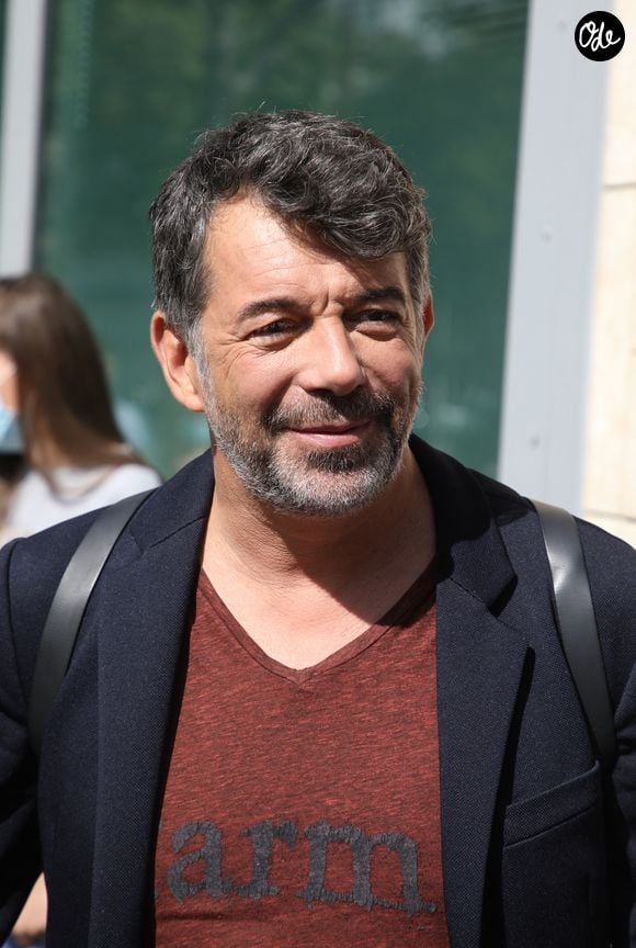 Exclusif - Stéphane Plaza à la sortie des studios RTL à Neuilly-sur-Seine le 21 septembre 2020.