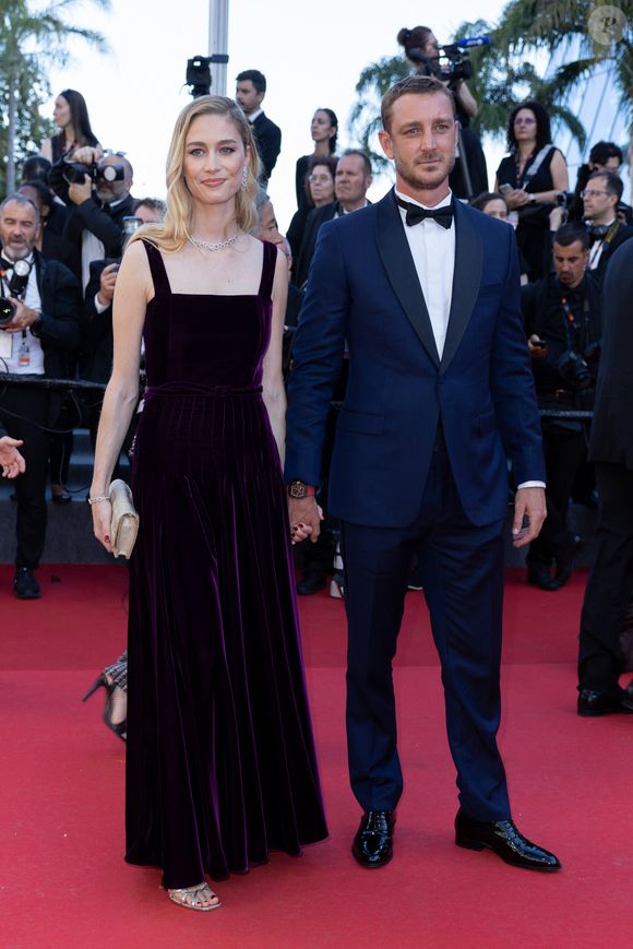 Pierre Casiraghi et sa femme Beatrice Borromeo - Montée des marches du film « Le comte de Monte-Cristo » lors du 77ème Festival International du Film de Cannes, au Palais des Festivals à Cannes. Le 22 mai 2024 © Olivier Borde / Bestimage