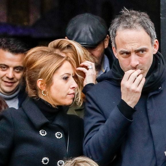 Léa Salamé et son compagnon Raphaël Glucksmann - Obsèques de Sébastien Demorand à la Coupole du crématorium du cimetière du Père-Lachaise à Paris, France, le 31 janvier 2020.
AGENCE / BESTIMAGE
