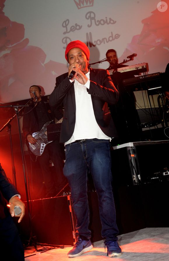 Exclusif - Doc Gynéco - 6ème gala de l'association "Les Rois du Monde" avec un plateau d'artistes et une vente aux enchères au profit des enfants défavorisés, orphelins et hospitalisés, suivi d'une soirée dansante à la Salle Wagram à Paris, le 12 mars 2018. Créée en 2012, l'association œuvre pour les enfants nécessiteux, orphelins et hospitalisés de manière financière, matérielle, culturelle et distrayante. C'est également une association d'aide aux associations pour concrétiser leurs projets. © Cyril Moreau/Rachid Bellak/Bestimage