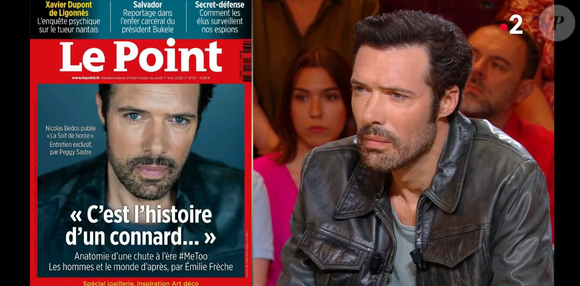 Nicolas Bedos invité de "Quelle époque !" sur France 2 le 3 mai 2025.