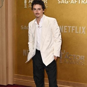 LOS ANGELES, CALIFORNIE - Timothée Chalamet la 32ème cérémonie des Actor Awards au Shrine Auditorium et Expo Hall le 01 mars 2026 à Los Angeles, Californie