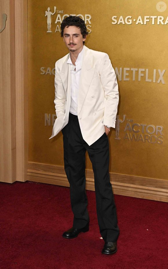 LOS ANGELES, CALIFORNIE - Timothée Chalamet la 32ème cérémonie des Actor Awards au Shrine Auditorium et Expo Hall le 01 mars 2026 à Los Angeles, Californie
