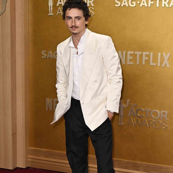LOS ANGELES, CALIFORNIE - Timothée Chalamet la 32ème cérémonie des Actor Awards au Shrine Auditorium et Expo Hall le 01 mars 2026 à Los Angeles, Californie