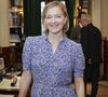 Pour compenser, elle achète "de manière plus réfléchie" et veille à réduire le gaspillage alimentaire, en congelant par exemple les purées maison de son fils Lucien. 

Maya Lauque  - Remise du Prix Vins et Livres aux Deux Magots à Paris, France, le 11 mars 2024. © Jack Tribeca / Bestimage