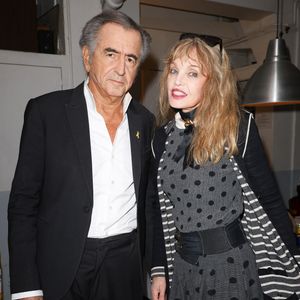 Bernard-Henri Lévy et sa femme Arielle Dombasle - Soirée de mobilisation "L'Europe contre l'antisémitisme" au théâtre Antoine à Paris le 3 juin 2024.  

© Coadic Guirec/Bestimage