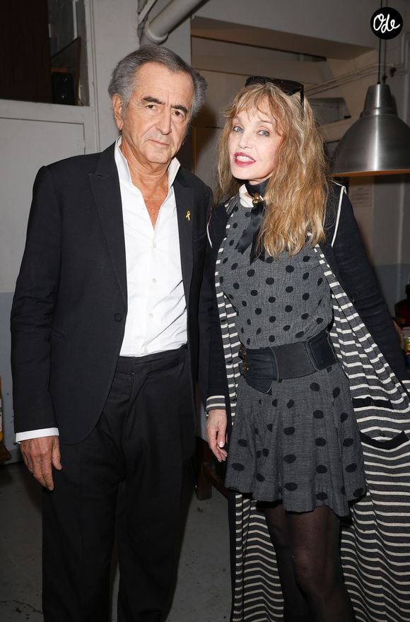 Bernard-Henri Lévy et sa femme Arielle Dombasle - Soirée de mobilisation "L'Europe contre l'antisémitisme" au théâtre Antoine à Paris le 3 juin 2024.  

© Coadic Guirec/Bestimage