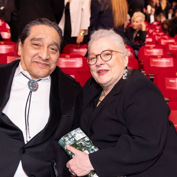 Josiane Balasko et son mari George Aguilar - Cérémonie de la 50ème édition de la cérémonie des César à l'Olympia à Paris, France, le 28 février 2025 © Dominique Jacovides - Olivier Borde / Bestimage