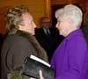 Durant les six dernières semaines de sa vie, elle vivait chez son amie Line Renaud.

Bernadette Chirac et Line Renaud - François Hollande a élevé la chanteuse et actrice Line Renaud au rang de grand officier de la Légion d'honneur lors d'une cérémonie au palais de l'Élysée à Paris, le 21 novembre 2013.