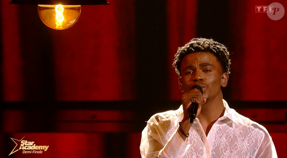 Demi-finale de Franck et Ebony dans la "Star Academy 2024", le 18 janvier 2025, sur TF1