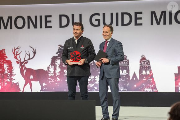 Le chef français Yannick Alleno a reçu le prix Michelin du chef mentor lors de la cérémonie de remise des prix du Guide Michelin France 2024 à Tours. Photo par Pascal Avenet/ABACAPRESS.COM