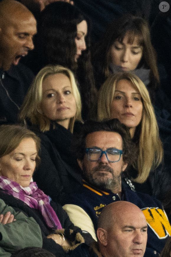 Audrey Crespo-Mara dans les tribunes lors du match de Ligue 1 McDonald's "PSG - Auxerre (2-0)" au Parc des Princes, le 27 septembre 2025.
© Cyril Moreau/Bestimage