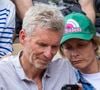 L'animateur présente "Koh-Lanta" depuis plus de 20 ans.
Denis Brogniart et sa femme Hortense - Célébrités dans les tribunes des internationaux de France de Roland Garros à Paris le 30 mai 2022. © Cyril Moreau - Dominique Jacovides/Bestimage