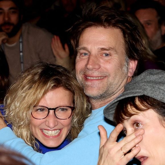 Alexandra Lamy, Thomas Jouannet, Armelle Deutsh à la projection du court métrage "Allez ma Fille" réalisé par C.Jouannet lors du 27éme Festival International du Film de Comédie de l'Alpe d'Huez, le 17 janvier 2024. © Dominique Jacovides / Bestimage