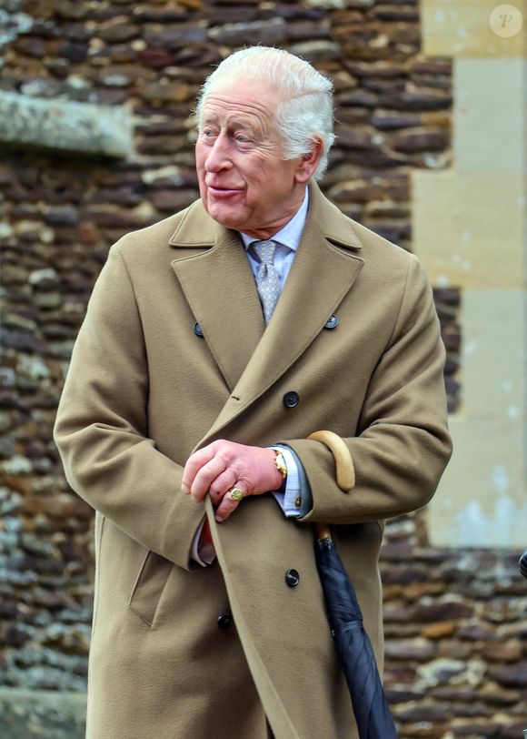 Le roi Charles III d'Angleterre se rend à la messe de Noël à Sandringham, le 25 décembre 2024.

Photo : Alpha Agency / Bestimage