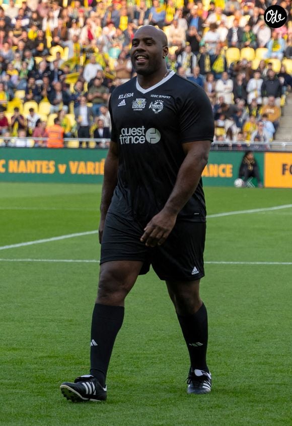 Teddy Riner - Match des Légendes du Variétés Club de France contre le FC Nantes au profit du Secours Populaire au stade de la Beaujoire à Nantes le 3 juin 2025.  © Martin Bousseau/Bestimage
