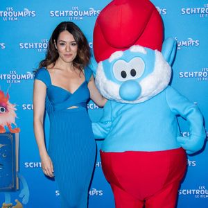 Sofia Essaidi assiste à la première du film Les Schtroumpfs Le Film au cinéma Grand Rex à Paris, France, le 06 juillet 2025. Photo par Aurore Marechal/ABACAPRESS.COM