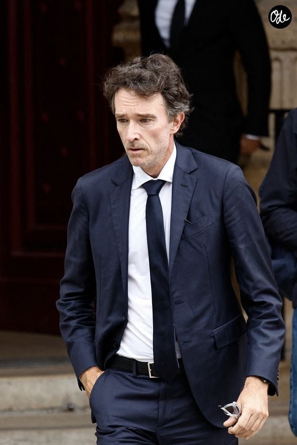 Antoine Arnault - Sorties des obsèques de Nicolas Altmayer en l'église Saint-Germain-des-Prés à Paris le 31 aout 2026. © Dominique Jacovides-Cyril Moreau/Bestimage