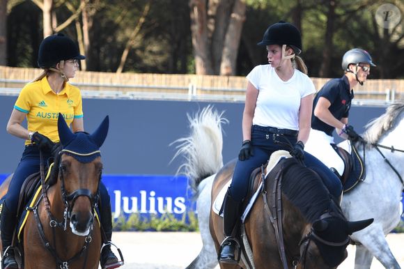 Athina Onassis - Cinquième édition du Longines Athina Onassis Horse Show sur la plage de Pampelonne à Ramatuelle, France, le 30 mai 2018.