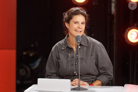 Apolline de Malherbe - Conférence de presse de rentrée de RMC / RMC Sport saison 2021/2022 à l'Altice Campus à Paris, France, le 30 août 2021. © Christophe Clovis / Bestimage