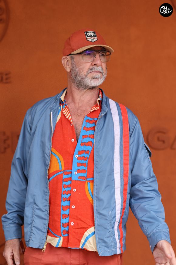Eric Cantona - Célébrités au village des Internationaux de France de tennis de Roland Garros 2024 à Paris le 7 juin 2024.  © Jacovides-Moreau/Bestimage