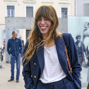 Lou Doillon présente le film Boxes réalisé par sa mère Jane Birkin lors du festival Lumière 2023 à Lyon le 22 octobre 2023. © Sandrine Thesillat / Panoramic / Bestimage