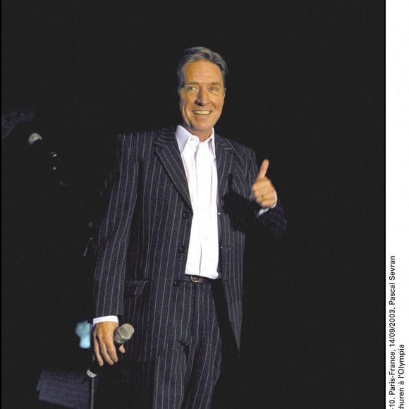 © Jean-Jacques Datchary/ABACA. 49805-10. Paris-France, 14/09/2003. Pascal Sevran assiste au 10000eme gala d'Andre Verchuren a l'Olympia
