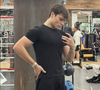 Sur Instagram, Cameron Hallyday a publié une photo de lui à la salle de sport