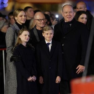 Le Prince Albert II de Monaco, la Princesse Charlène de Monaco, le Prince Héréditaire Jacques et la Princesse Gabriella assistent à la cérémonie de la Sainte Dévote à Monaco, Monaco le 26 janvier 2026 Photo by Jean-Charles Vinaj/ABACAPRESS.COM