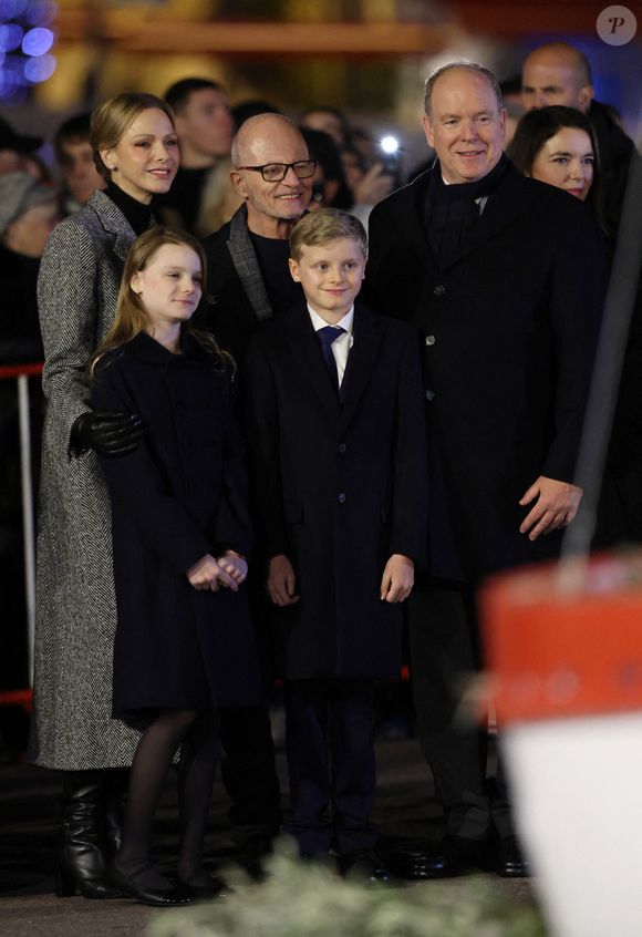 Le Prince Albert II de Monaco, la Princesse Charlène de Monaco, le Prince Héréditaire Jacques et la Princesse Gabriella assistent à la cérémonie de la Sainte Dévote à Monaco, Monaco le 26 janvier 2026 Photo by Jean-Charles Vinaj/ABACAPRESS.COM