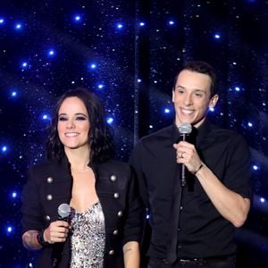 Exclusif - Alizée et son mari Grégoire Lyonnet - Tournage de l'émission "Tous au Moulin Rouge pour le Sidaction" au Moulin Rouge à Paris le 20 mars 2017.
© Cyril Moreau - Dominique Jacovides / Bestimage