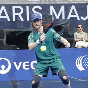 Exclusif - Philippe Lacheau - Tournoi des célebrités lors de la 5ème édition Alpine Paris Major Premier Padel à Roland Garros, Paris le 6 septembre 2026. © Marc Ausset-Lacroix/Bestimage