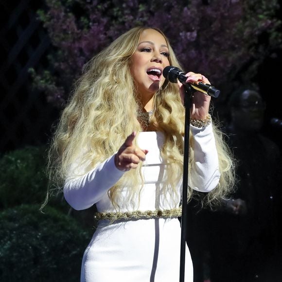 Mariah Carey pour la sortie du Blue Book 2026 de Tiffany & Co. à New York.

© Bestimage