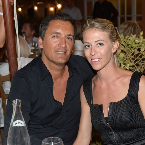 Archives - Dany Brillant et sa femme Nathalie - Soirée Marcel Campion au restaurant La Bouillabaisse à Saint-Tropez. © RACHID BELLAK / BESTIMAGE