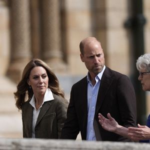 Le Prince et la Princesse de Galles lors de leur visite des jardins nouvellement transformés du Musée d'histoire naturelle de Londres, au Royaume-Uni, le 4 septembre 2025. © PA Wire/ABACAPRESS.COM
