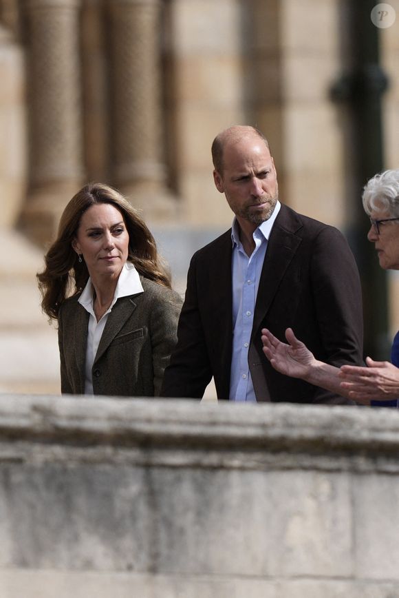 Le Prince et la Princesse de Galles lors de leur visite des jardins nouvellement transformés du Musée d'histoire naturelle de Londres, au Royaume-Uni, le 4 septembre 2025. © PA Wire/ABACAPRESS.COM