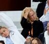 Laure Boulleau et Bruno Cheyrou dans les tribunes lors des Internationaux de France de Tennis de Roland Garros 2025, à Paris, France, le 28 mai 2025. © Jacovides-Moreau/Bestimage