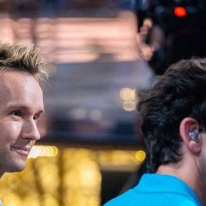 Cyril Feraud et Mika à Paris le 29 novembre 2024.
Photo : Alexis Jumeau/abacapress.com