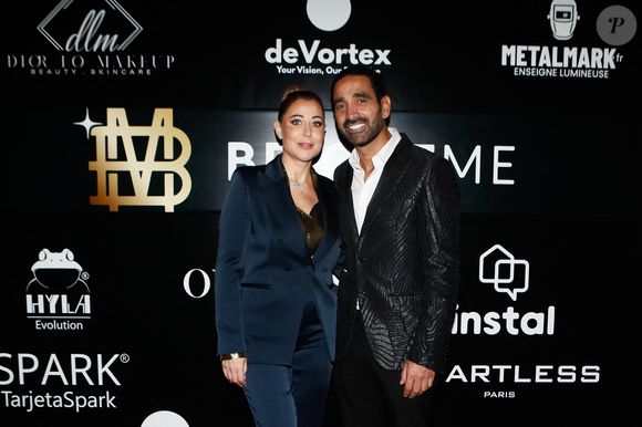 Exclusif - Magali Berdah et son mari Stéphane Teboul - Cocktail de la soirée de Magali Berdah au théâtre Mogador à Paris le 8 octobre 2024. © Marc Ausset-Lacroix/Christophe Clovis/Bestimage