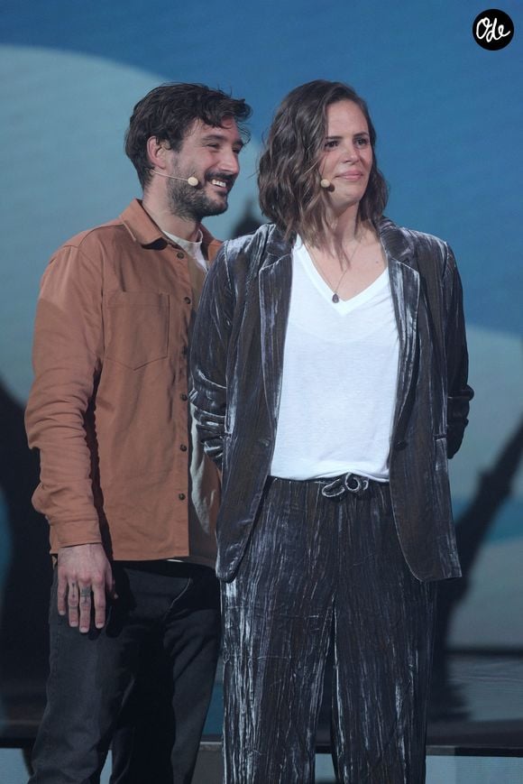 Exclusif - Jérémy Frérot, Laure Manaudou - Surprises - Enregistrement de l'émission "La Chanson secrète 11" à Paris, diffusée le 24 juin sur TF1. 
© Cyril Moreau / Bestimage