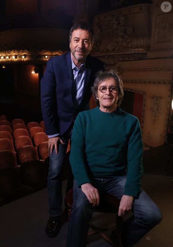 Exclusif - Richard Kolinka lors de l'enregistrement de l'émission "Olympiascope" au théâtre Antoine, présentée par B.Montiel et diffusée le mardi 13 mai 2025, à Paris, le 18 février 2025. © Denis Guigenbourg/Bestimage
