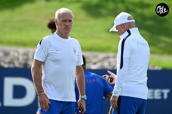 Malgré l'absence de Didier Deschamps, les Bleus se sont largement imposés face à la Norvège (4-1) et se sont qualifiés pour les seizièmes de finale.

Le sélectionneur français Didier Deschamps lors d'une séance d'entraînement de l'équipe de France, à l'université de Pennsylvanie, le 21 juin 2026 à Philadelphie, en Pennsylvanie. 

Photo de Olivier Douliery/ABACAPRESS.COM