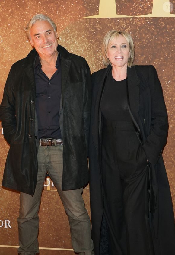 Patricia Kaas et son compagnon Laurent - Avant-première du film "Gladiator 2" au cinéma Pathé Palace à Paris le 10 novembre 2024.
© Coadic Guirec / Bestimage