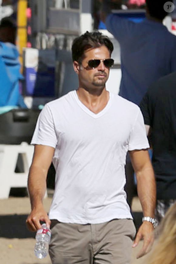 David Charvet profite d'une journée à la foire "Kiwanis Chili Cook-Off And Fair" à Malibu, le 7 septembre 2015. © CPA/Bestimage